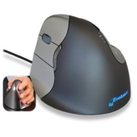 Evoluent VM4L, Gauche, Optique, USB Type-A, Noir