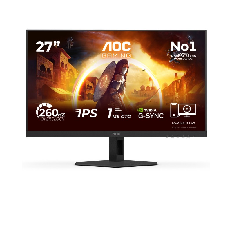 AOC G4 27G4ZRE, 68,6 cm 27", 1920 x 1080 pixels, Full HD, LED, 1 ms, Noir, Rouge