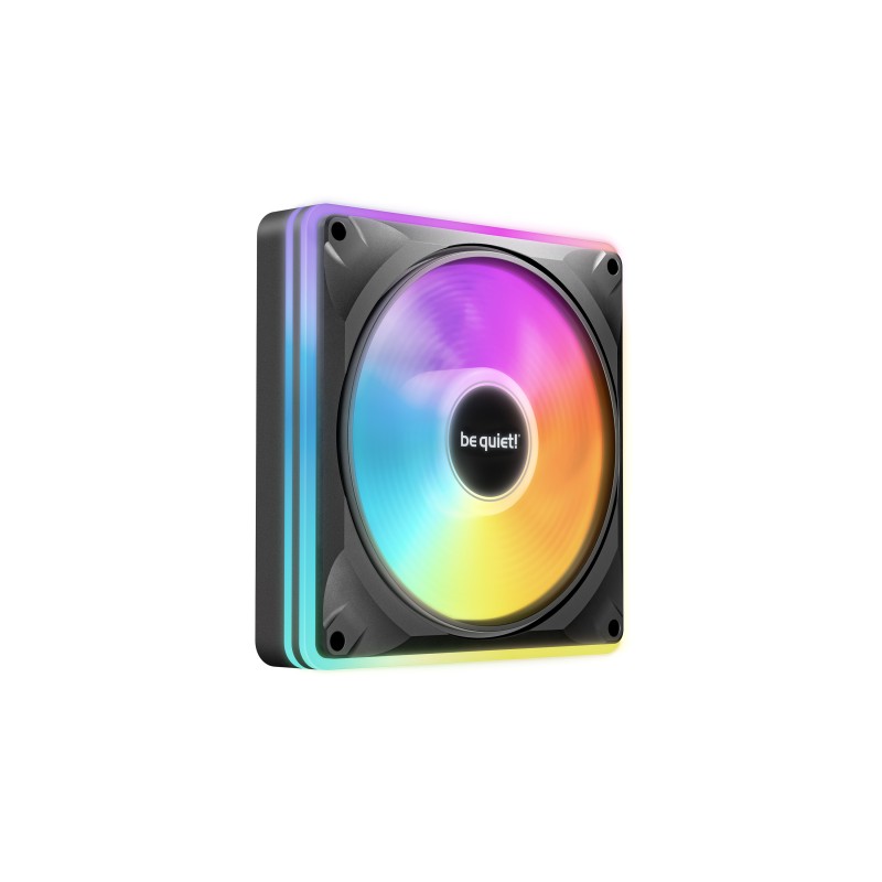 Be Quiet! Light Wings Pro IO 120mm Expansion | Ventilateur PC | Modèle d'extension | noir | RGB, Ventilateur, 12 cm, 2500 trmin, 104,22 m³h, Noir