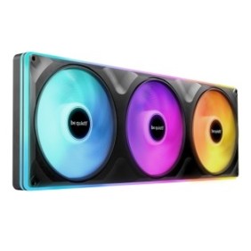 Be Quiet! Light Wings Pro IO 420mm Reverse | Ventilateurs PC à cadre unique | pales inversées | RGB, Noir