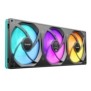 Be Quiet! Light Wings Pro IO 420mm Reverse | Ventilateurs PC à cadre unique | pales inversées | RGB, Noir