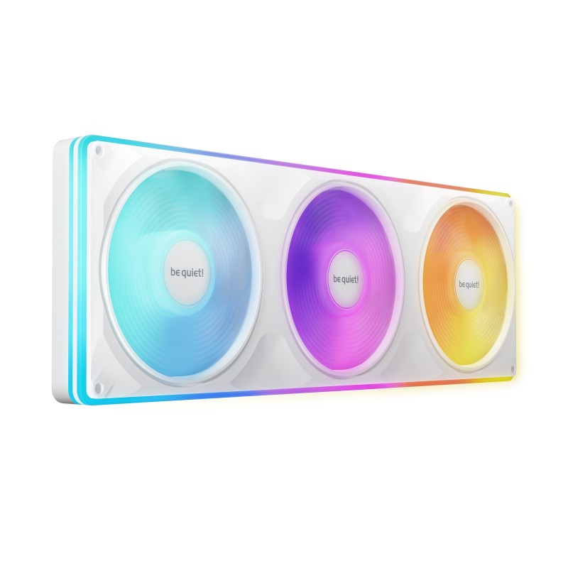 Be Quiet! Light Wings Pro IO 360mm White | Ventilateurs PC à cadre unique | blanc | RGB, Blanc
