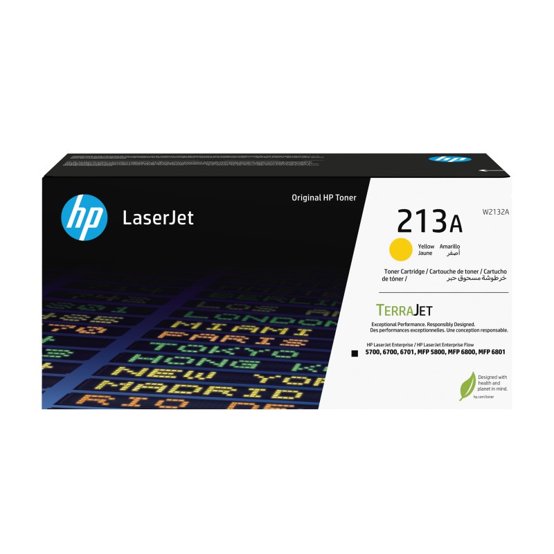 HP 213A Toner LaserJet authentique Jaune, 3000 pages, Jaune, 1 pièce