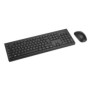 Kensington KM270 EQ KM270 EQ Kit clavier + souris sans fil rechargeable, Taille réelle 100 %, Sans fil, RF sans fil + Bluetooth, Noir