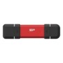 Silicon Power DS72, 250 Go, USB Type-A USB Type-C, 3.2 Gen 2 3.1 Gen 2, 1050 Mos, Casquette, Rouge