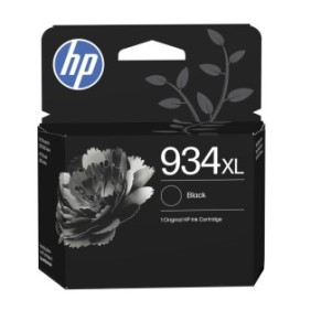 HP 934XL cartouche d'encre noire grande capacité authentique, Rendement élevé , Noir, Encre à pigments, 25,5 ml, 1 pièce, 1000 pages