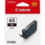 Canon Cartouche d'encre noir CLI-65BK, Noir, Encre à colorant, 12,6 ml, 1 pièce, 860 pages, Paquet unique