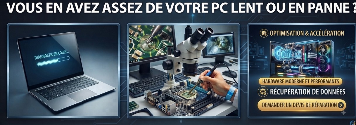 Réparation d'ordinateurs